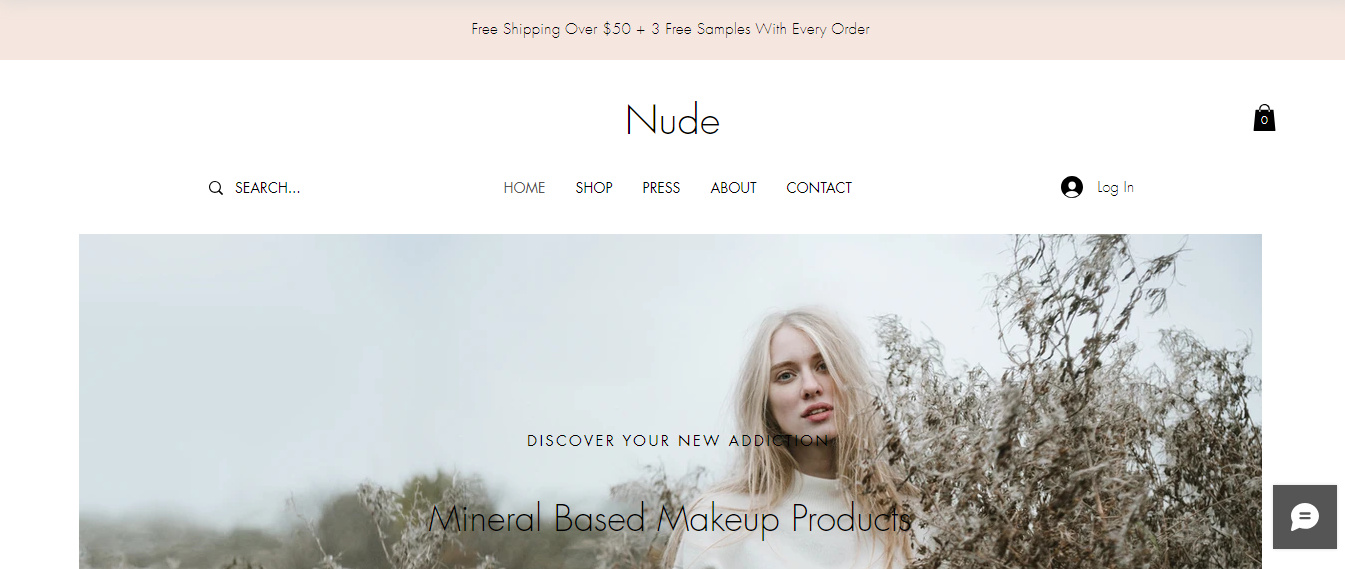 Nude Makeup Store by Wix